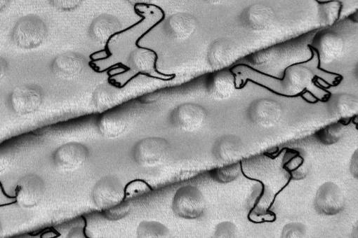 Minky-Stoff - Süße Dinos