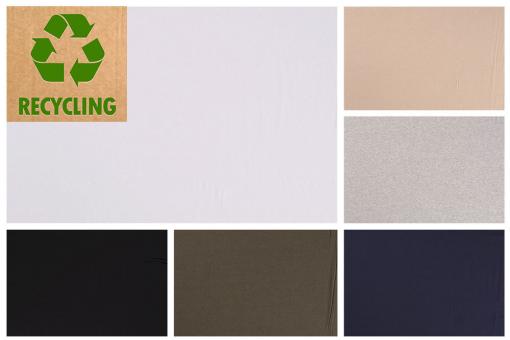 Jersey-Stoff - Recycling - Uni