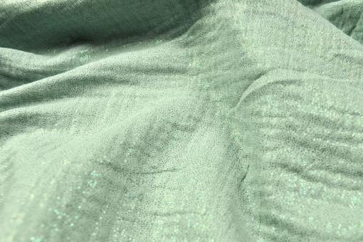 Double Gauze - Glitzer - Mint