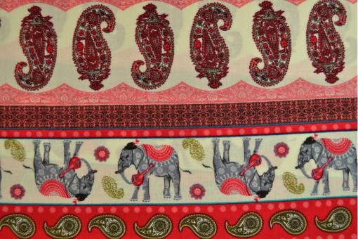 Viskosestoff - Oriental - 1,0 Meter