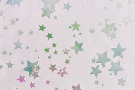 Outdoorstoff light - wasserabweisend - Shiny Stars - Rosa