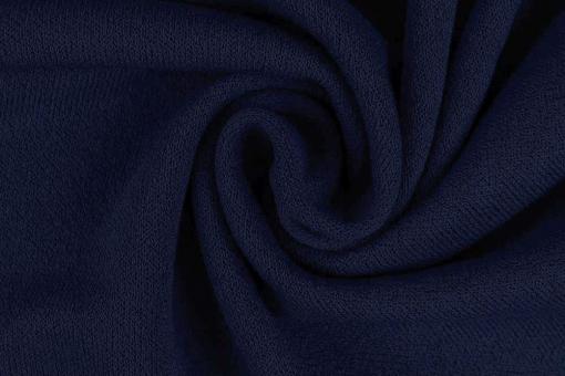 Viskose-Strick - Uni - Nachtblau