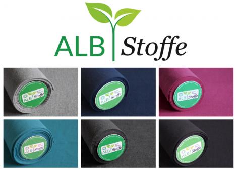 Albstoffe Bio-Bündchenware - Uni