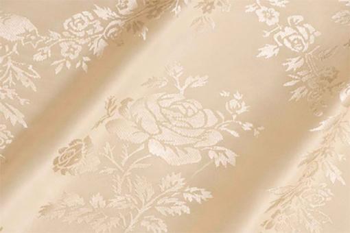 Satin-Jacquard - Rosen