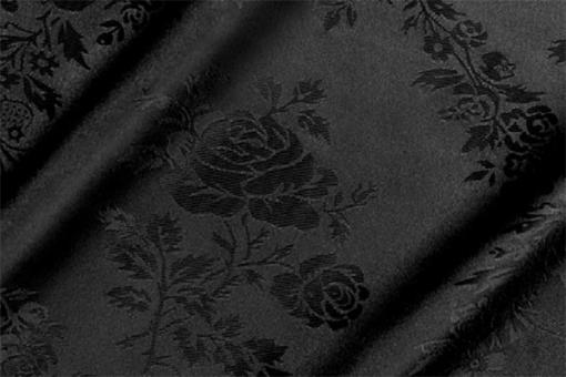 Satin-Jacquard - Rosen