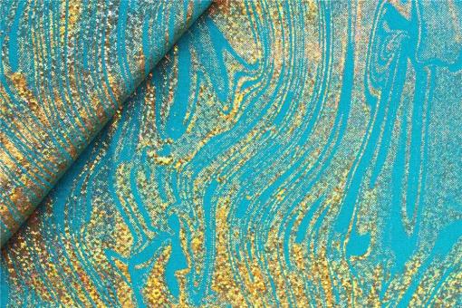 Lycra Tanzkleiderstoff - Luna - Türkis