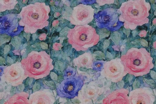 Musselin Digital - Rosengarten