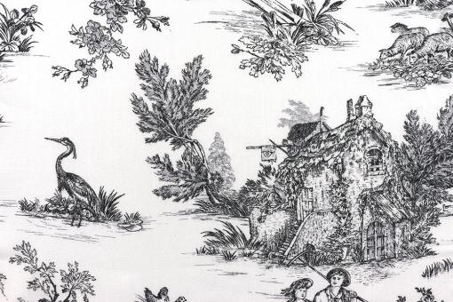 Viskosestoff - Toile de Jouy - Erntezeit