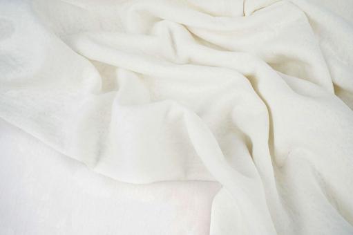 Musselin-Baumwolljersey - Weiß