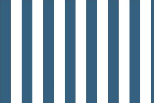 Fertig-Gardine - Blackout - Blockstreifen 6 cm - a: 72 x b: 131 cm - Nachtblau/Weiß - B-Ware