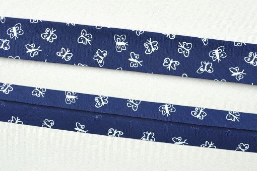 Schrägband Schmetterling - 2/4 cm breit - Meterware