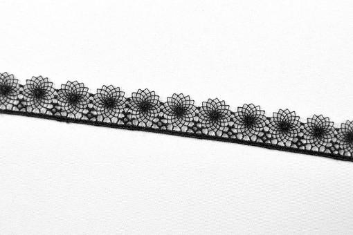 Spitzenborte Blumen - 1,5 cm breit - Meterware