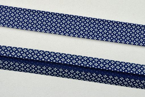 Schrägband - Mini-Blüten - 2/4 cm breit - Meterware
