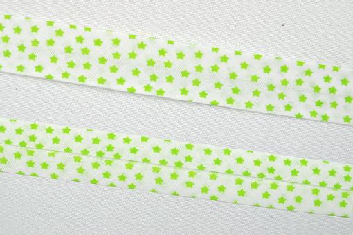 Schrägband - Sterne - 2/4 cm breit - Meterware