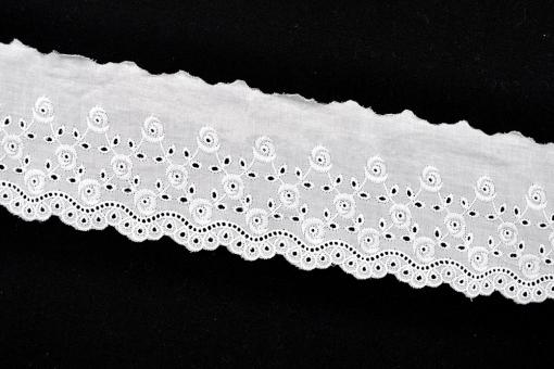 Wäschespitze Rosalie - 7,5 cm breit - Meterware