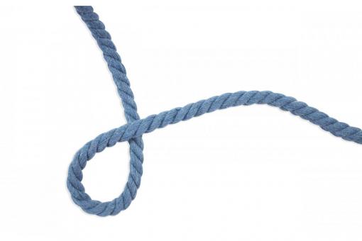 Kordel - Jeansblau - 8 mm - Meterware
