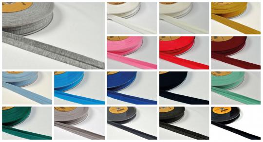 Jerseyschrägband - 20/40 mm - Uni