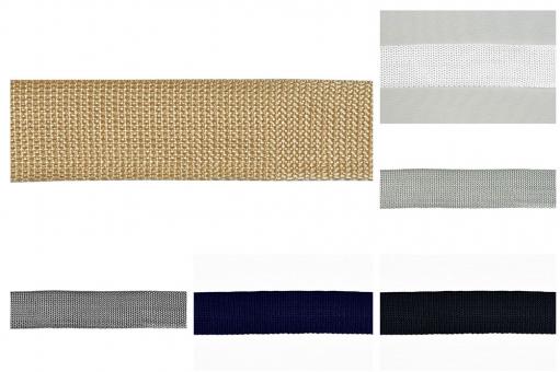 Gurtband - 4 cm - Uni