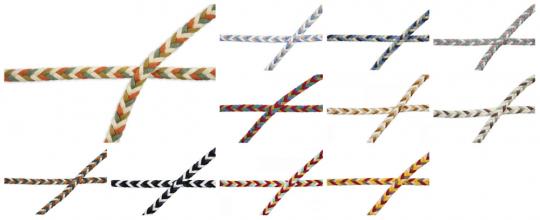 Geflochtene Kordel - Bunt
