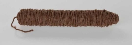 Wollkordel gefilzt - 5 mm - Jute Kern - 55 Meter Rolle