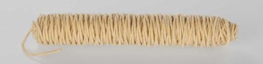 Wollkordel gefilzt - 5 mm - Jute Kern - 55 Meter Rolle