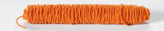 Wollkordel gefilzt - 5 mm - Jute Kern - 55 Meter Rolle
