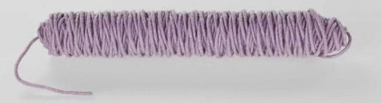 Wollkordel gefilzt - 5 mm - Jute Kern - 55 Meter Rolle