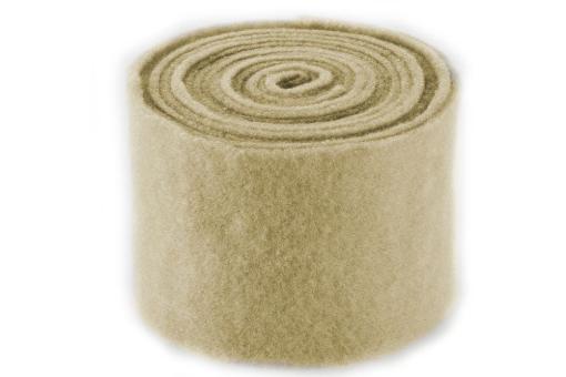 Wollfilz - 15 cm breit - 5 Meter-Rolle