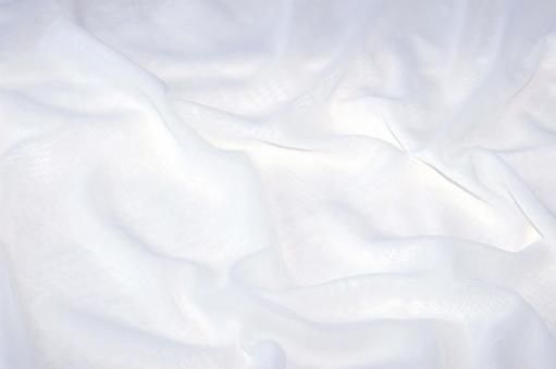 Chiffon Stoff - Weiß - 1,0 Meter