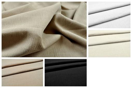 Crinkle - Baumwollstoff - Uni