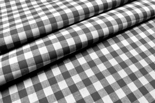 Baumwollstoff Vichy-Karo - 1 cm - Alpenluft