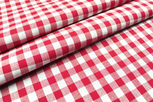 Baumwollstoff Vichy-Karo - 1 cm - Alpenluft