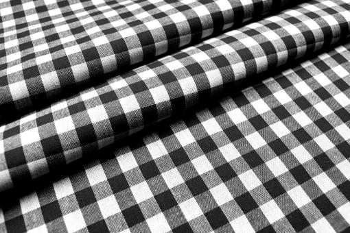 Baumwollstoff Vichy-Karo - 1 cm - Alpenluft