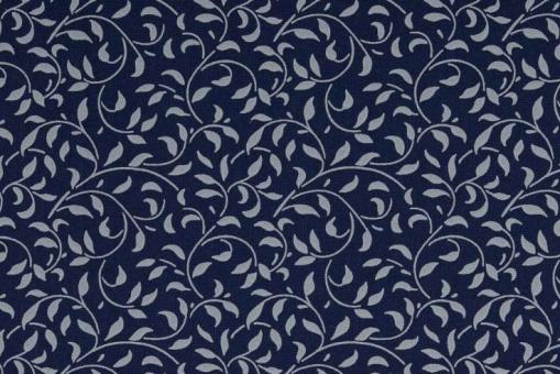 Baumwollstoff - Verilles - Nachtblau