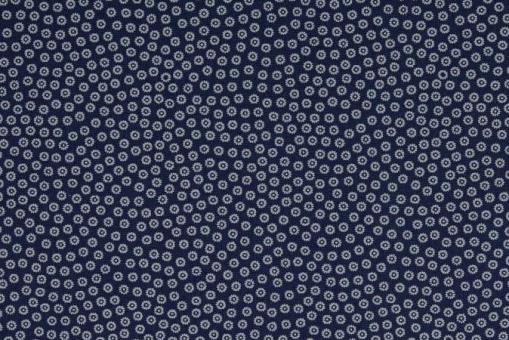 Baumwollstoff - Fleurette - Nachtblau