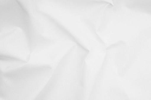 Baumwoll Stoff 130 cm - schwer entflammbar B1 - Weiß - B-Ware