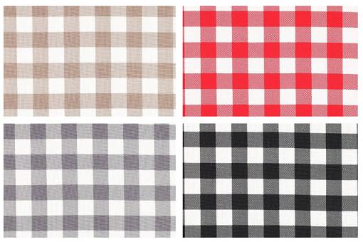 Baumwoll-Canvas wasserdicht - Karo