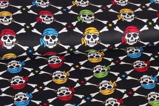 Baumwollstoff - Piraten Ahoi