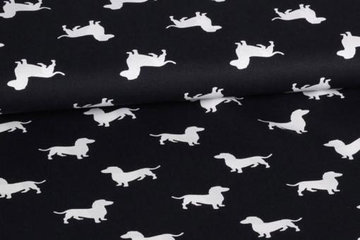Baumwollstoff - Dackel