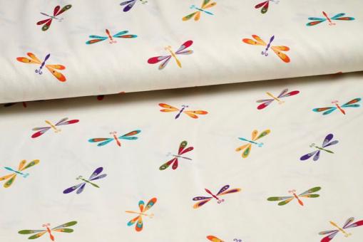 Baumwollstoff - Libellen