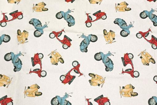 Bettwäsche-Stoff - Motorroller - 280 cm