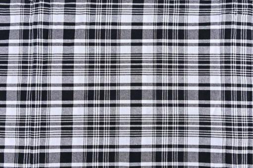 Karo-Baumwollstoff Hugo