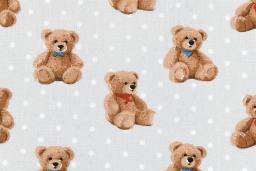 Baumwollstoff - Kleine Teddys