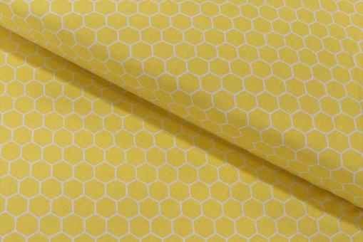 Baumwollstoff - Honigwaben - 110 cm