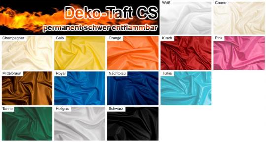 Deko-Taft - permanent schwer entflammbar - 310 cm