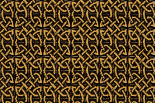 Dekostoff St. Patrick - Ornament