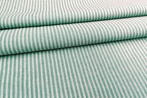 Dekostoff Simply - Streifen - Grün