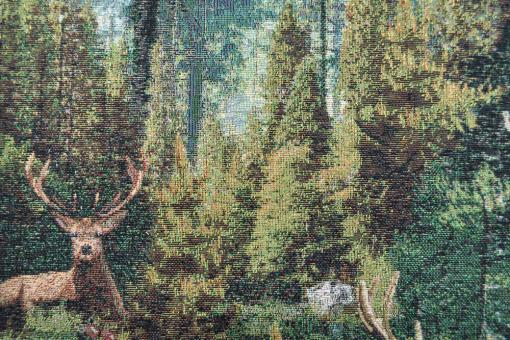 Dekostoff - Gobelin - Waldlandschaft - 1,0 Meter