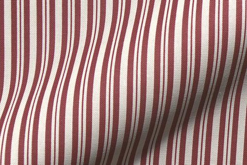 Dekostoff - Streifen - Rot