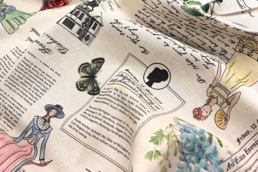 Dekostoff Premium - Victorian Letters